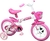 Bicicleta Aro 12 Infantil Com Cestinha e Rodinha Cor Rosa Arco Iris W - comprar online
