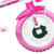 Bicicleta Aro 12 Infantil Com Cestinha e Rodinha Cor Rosa Arco Iris W - loja online