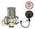 Microfone Condensador Mxl 990 Shockmount Maleta Pop Filter
