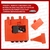 Amplificador Fone de Ouvido Power Click DB05 Laranja + Fonte - UM SHOP