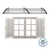 toldo policarbonato janela porta www.umshop.com.br