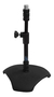 Pedestal Microfone Mesa Visão Ps-3 Bk Pro Regulável Até 30cm