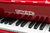 Piano De Cauda Infantil 30 Teclas Turbinho Vermelho C/ Banco