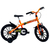 Bicicleta Aro 16 Infantil Track Bikes Dino Neon ON Laranja