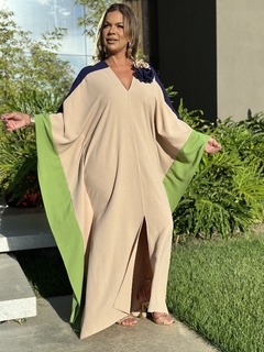 Kaftan Portofino (Verde e Marinho)