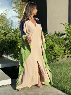 Kaftan Portofino (Verde e Marinho) na internet