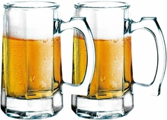 Canecas Premium Copos De Chopp Cerveja Em Vidro Reforçado 360ml