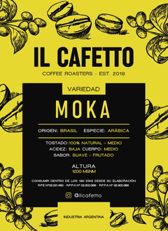 CAFÉ BRASIL EN GRANO (MOKA)