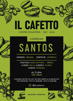 CAFÉ BRASIL EN GRANO (SANTOS)