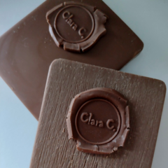 Chocolates Personalizados con sellos - Clara C Chocolates