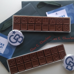 Chocomensajes especiales - Clara C Chocolates
