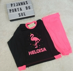 Pijama Flamingo verão - Pijamas Porta do Sol