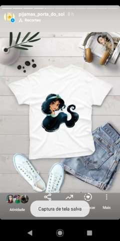 Camisetas Personalizadas Princesas - loja online