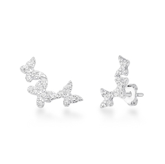 BRINCO EAR CUFF BORBOLETAS