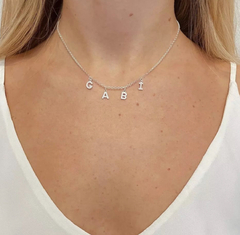 CHOKER PERSONALIZADA - Até 6 letras na internet