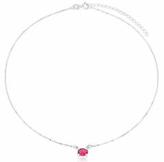 CHOKER ROSA