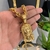 CORRENTE CADEADO COM FECHO GAVETA (8MM) - 70cm + PINGENTE JESUS COM OS OLHOS CRAVEJADOS G (5x3cm) - BANHO OURO 18K - comprar online