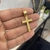 PINGENTE CRUCIFIXO TEMPLÁRIO (3x2cm) - BANHO OURO 18K