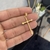 PINGENTE CRUCIFIXO PALITO II (3,5x2,5cm) - BANHO OURO 18K