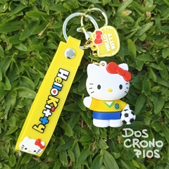Llavero Hello Kitty Futbol Brasil - comprar online