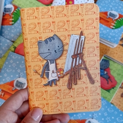 Mini Libreta A6 (Pelusa artista)
