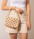 mini bag trix marrom e cru