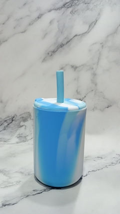 Vaso de silicona Azul