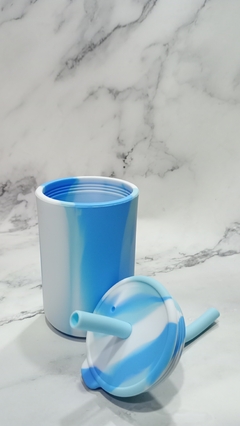 Vaso de silicona Azul - comprar online