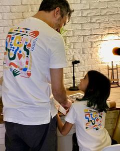 Camiseta Jogo de Amarelinha Unissex Infantil na internet