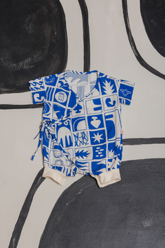 Kimono baby Marraqueche Blue - comprar online