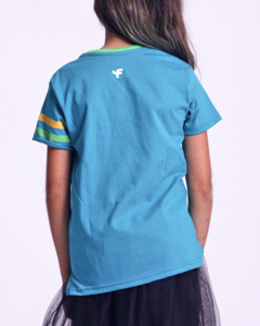 Camiseta BRASIL2022 AZ/VD Unissex Infantil - Firulinha - Roupa colorida  para toda família. 