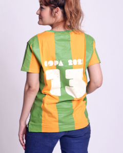 Camiseta Copa22 LISTRAS Unissex Infantil - Firulinha - Roupa colorida  para toda família. 