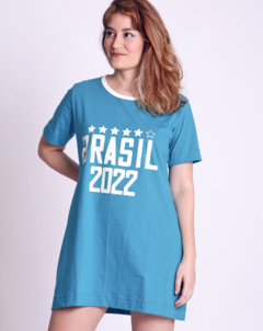 Vestido BRASIL2022 Azul Unissex Adulto - comprar online