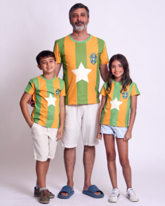 Camiseta Copa22 LISTRAS Unissex Adulto - Firulinha - Roupa colorida  para toda família. 