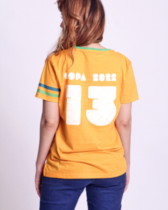 Camiseta BRASIL 2022 AMARELA Unissex Adulto - comprar online