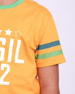 Camiseta BRASIL 2022 AMARELA Unissex Adulto - Firulinha - Roupa colorida  para toda família. 