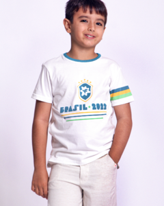 Camiseta BRASIL2022 OFF Unissex Infantil - comprar online
