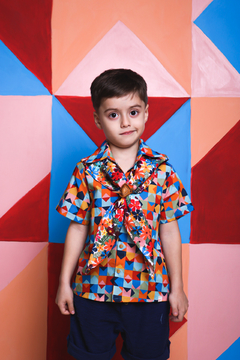 Camisa Infantil Volpi - SOB ENCOMENDA na internet