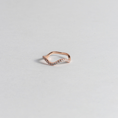 Anillo Waves rose