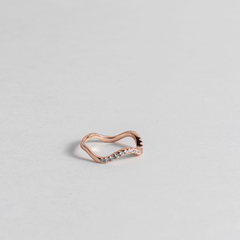 Anillo Waves rose - comprar online