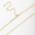 Choker piastrine banhado em ouro 18k