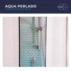 Brick Aqua Perlado 1 m2 - San Roque pisos y revestimientos