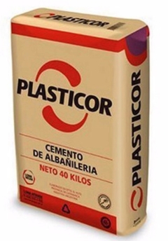 Cemento Albañil Plasticor 40Kg.