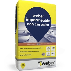 Weber Impermeable con ceresita x 30 Kg