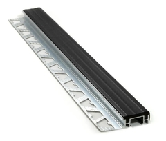 Atrim Protector Escalón Escala Aluminio Negro 10mm X2,5 3924