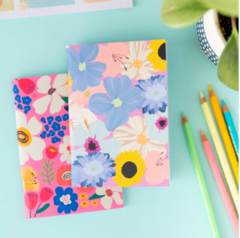 SET LIBRETAS LILA & FUCSIA