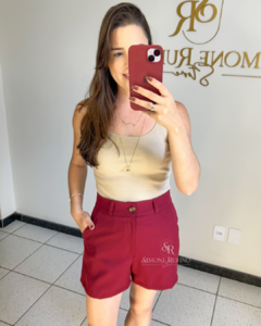 SHORT ALFAIATARIA ISA - MARSALA - comprar online