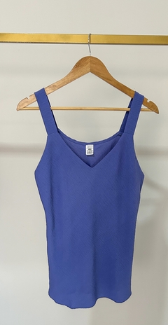 BLUSA REGATA TECIDO DUNA - Simone Rufino Store