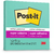 BLOCO DE RECADO POST-IT 76X76MM AZUL AQUA 90FLS.3M