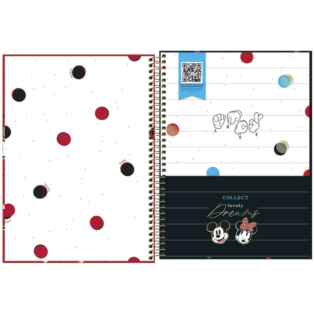 Caderno Smart Universitário Disney Minnie 80fls DAC